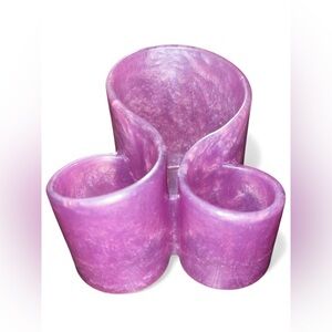 NORE’S NOVELTIES Handcrafted Makeup Brush/ Desk Organizer -Choose your color